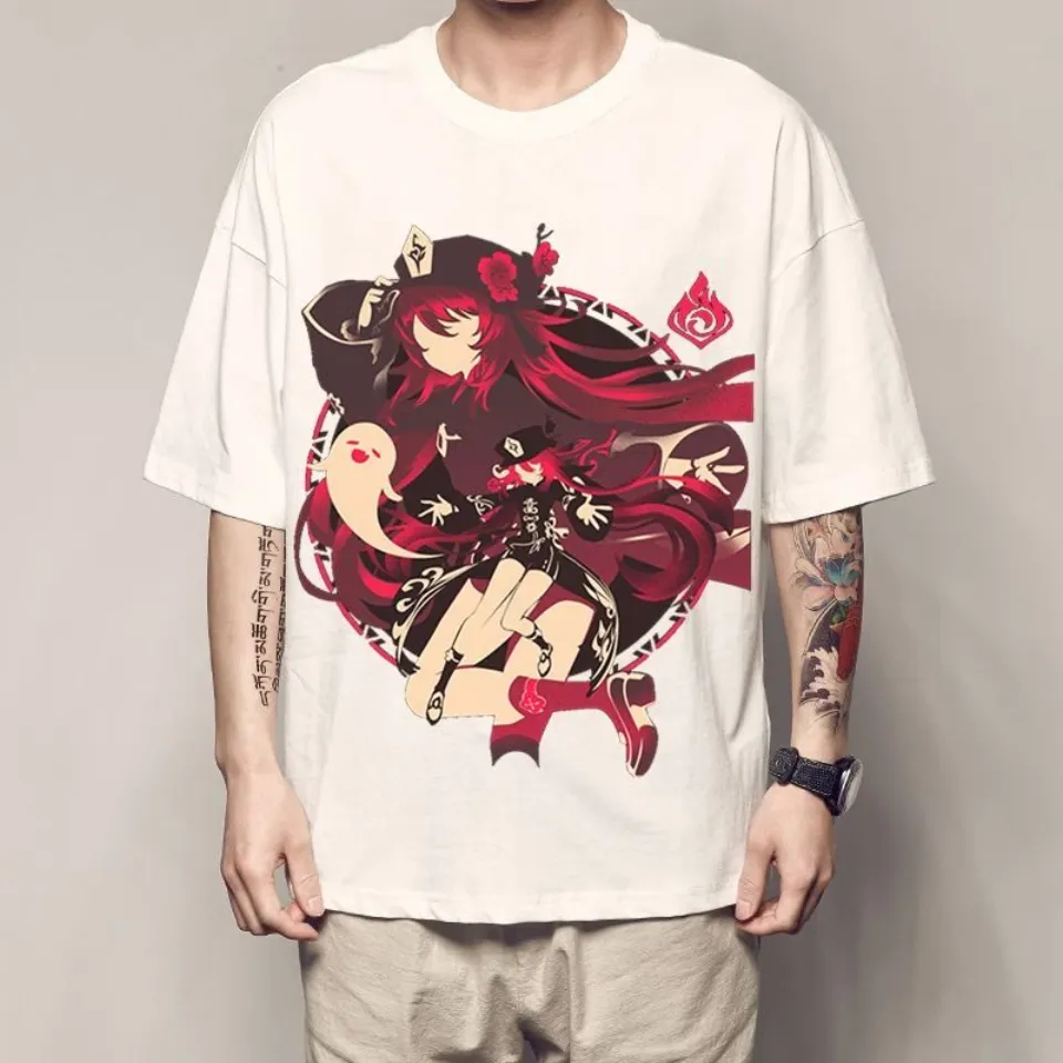 Genshin Impact Cosplay Apparel – Anime Character Inspired Tee