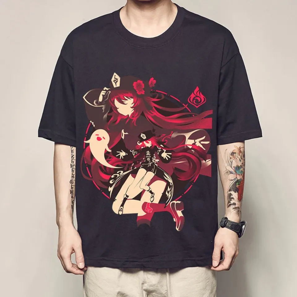 Genshin Impact Cosplay Apparel – Anime Character Inspired Tee