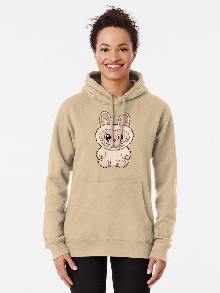 Labubu Soymilk Cute Character Pullover Hoodie