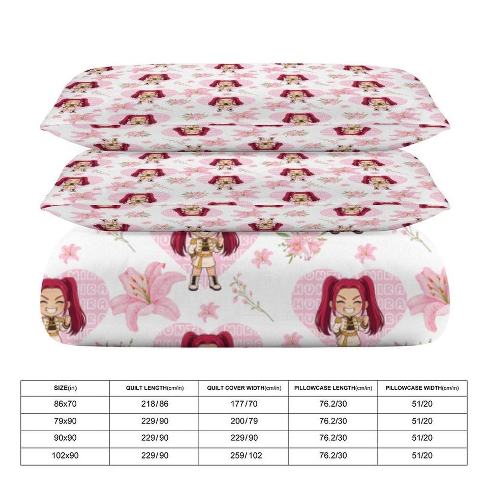 Mira KPOP Demon Hunters  3-Piece Bedding Set