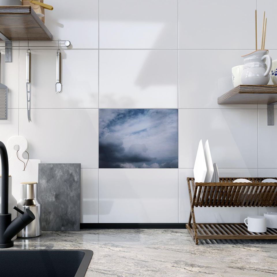 Sky in Stillness Ceramic Photo Tile