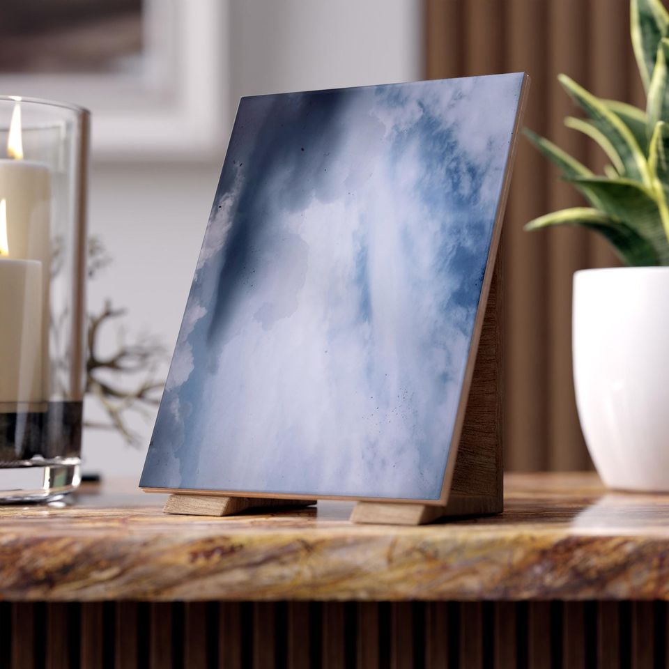 Sky in Stillness Ceramic Photo Tile