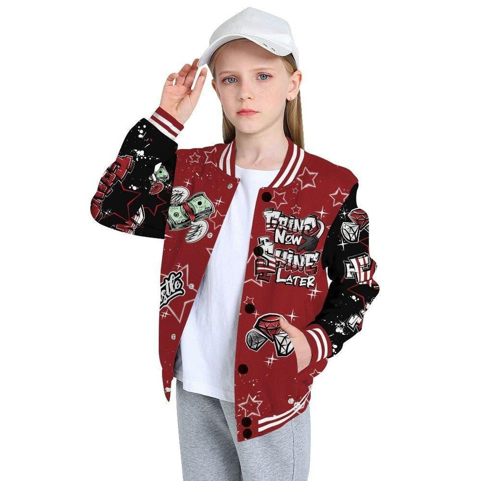 Jacket To Match Alternate Flu Game 12s, Grind2 Shine Later, Streetwear