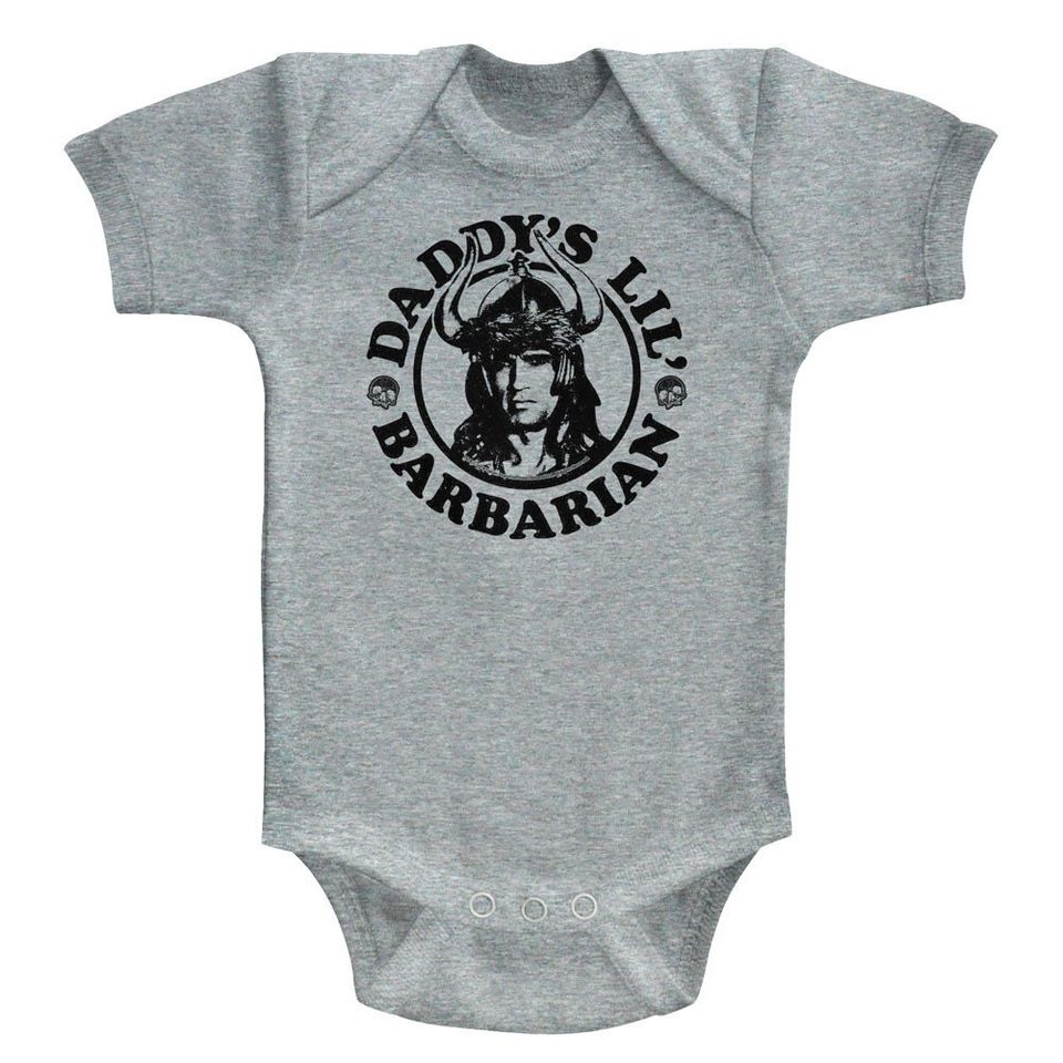 Conan The Barbarian Daddy's Barbarian Baby Onesie T-Shirt