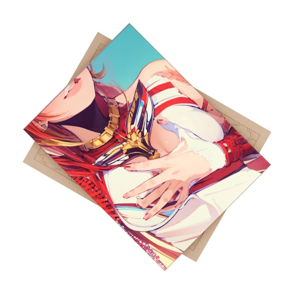 Artistic gamer tattoo girl art Ceramic Photo Tile, Unique Wall Decor