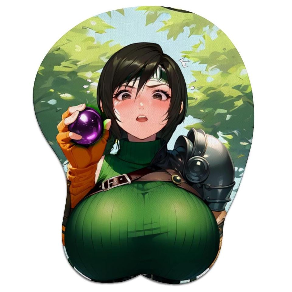 FFVII Yuffie Inspired Oppai 3D Mouse Pad