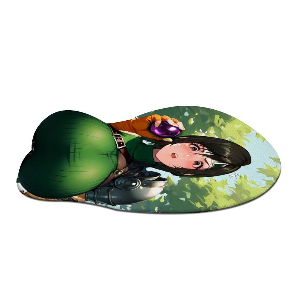 FFVII Yuffie Inspired Oppai 3D Mouse Pad