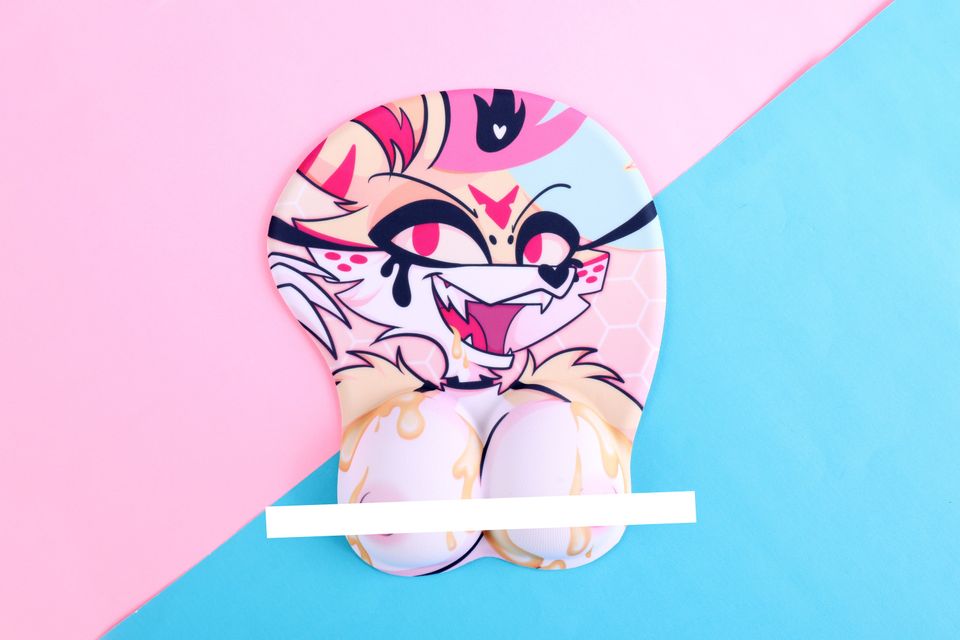 Helluva Boss Mature Queen Bee 3D Mousepad | 10 Inch 3D Mousepad with Wrist Support