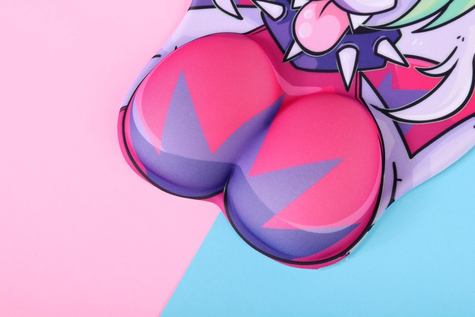 FNAF Roxy 3D Mousepad | 10 Inch 3D Mousepad with Wrist Support