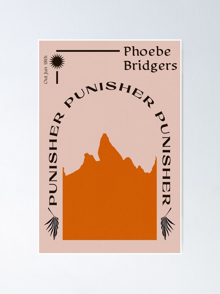 Phoebe Bridgers Punisher Poster