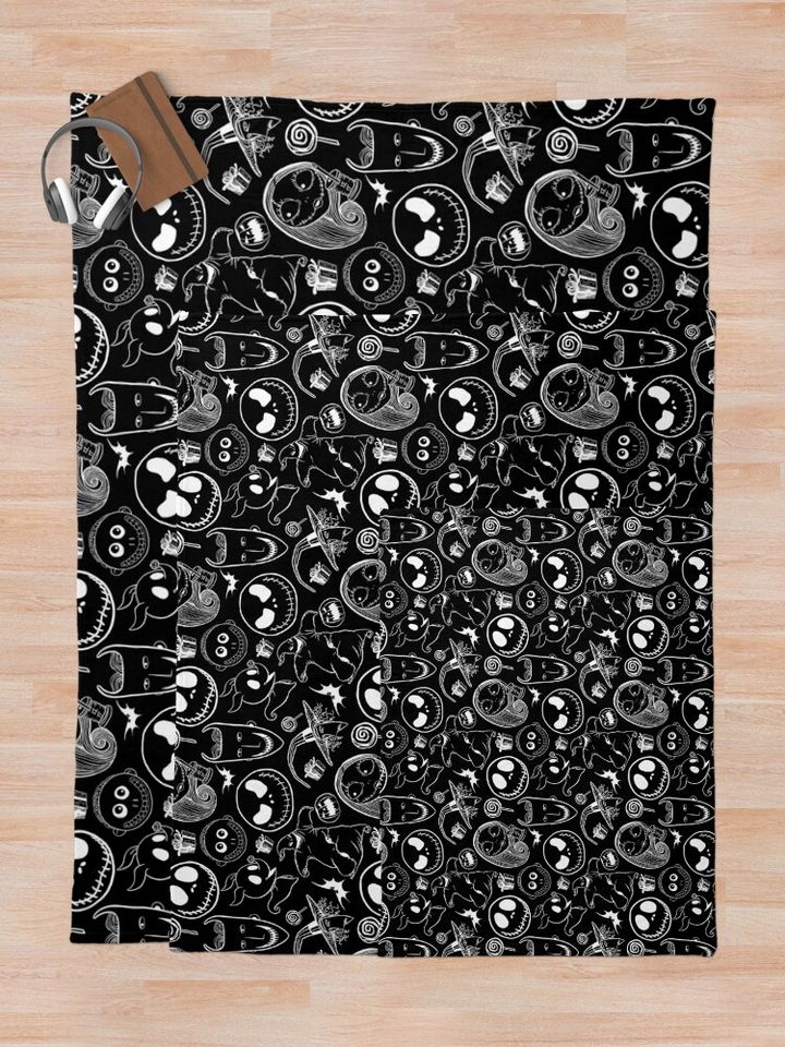 Nightmare before Christmas Throw Blanket