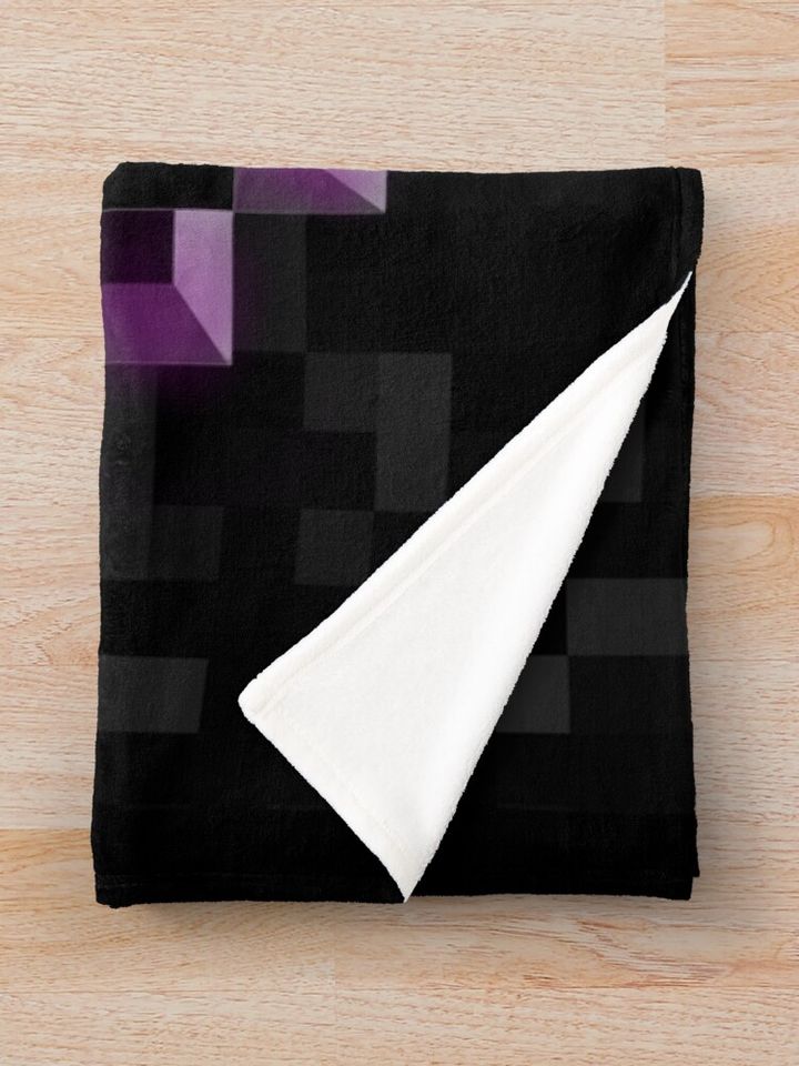 Enderman Minecrafter Enderdragon Throw Blanket