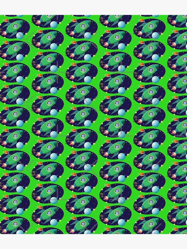 space cat rocket Backpack