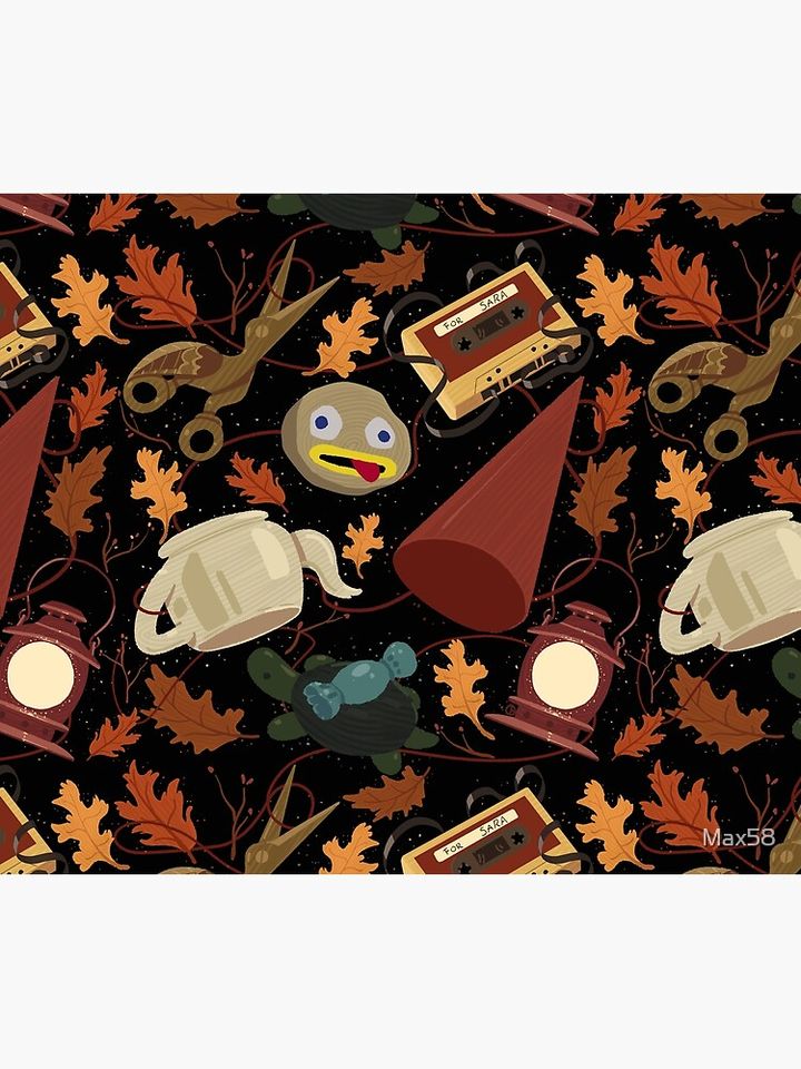 Over the Garden Wall Pattern Throw Blanket