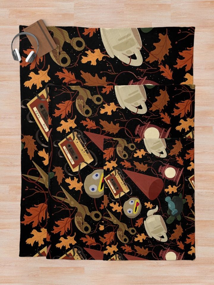 Over the Garden Wall Pattern Throw Blanket