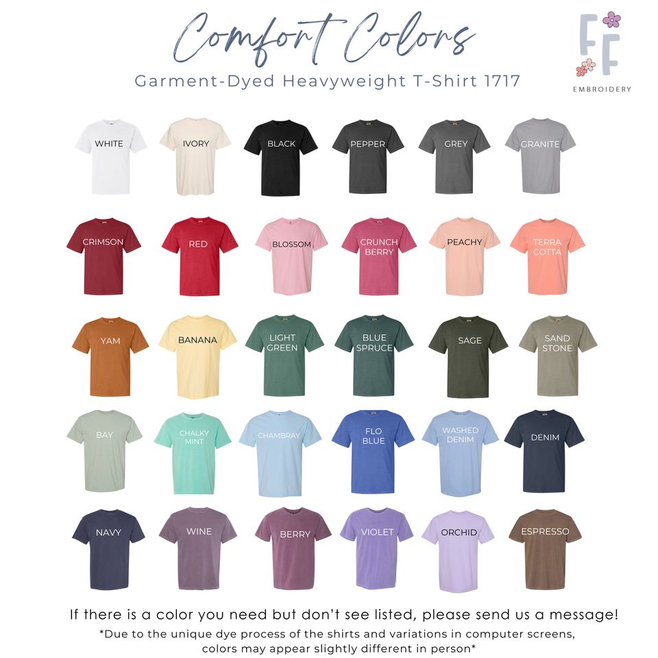 Embroidered Comfort Colors John 3:16 Loved T-Shirt - Custom name