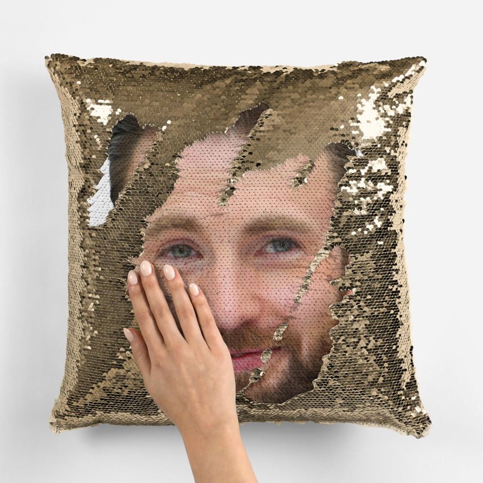 CHRIS EVANS - Fan Sequin Pillow