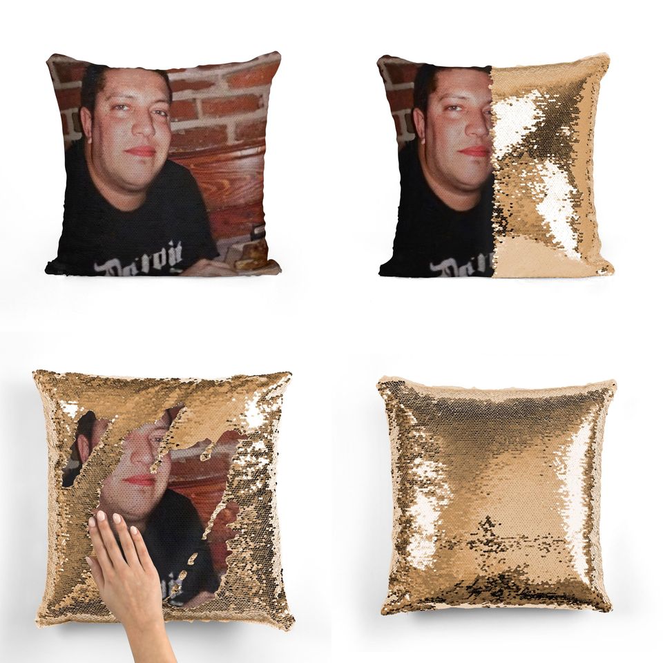 SAL VULCANO - Funny Sal Meme Fan Sequin Pillow