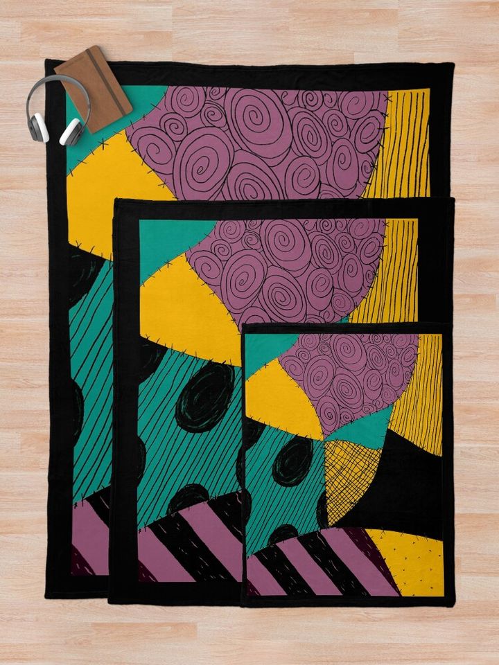 Sally's dress. The Nightmare Before Christmas. Throw Blanket