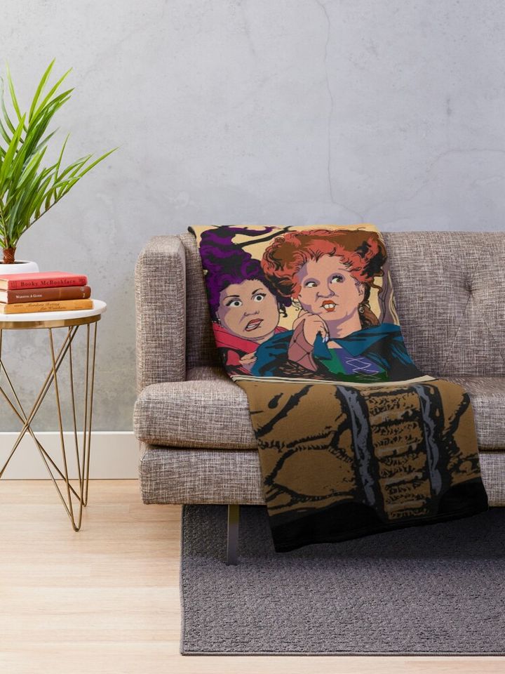 Hocus Pocus Sanderson Sisters Throw Blanket