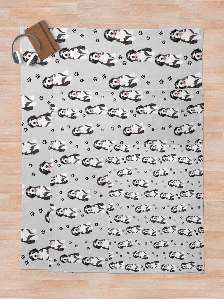 Bernedoodle Throw Blanket
