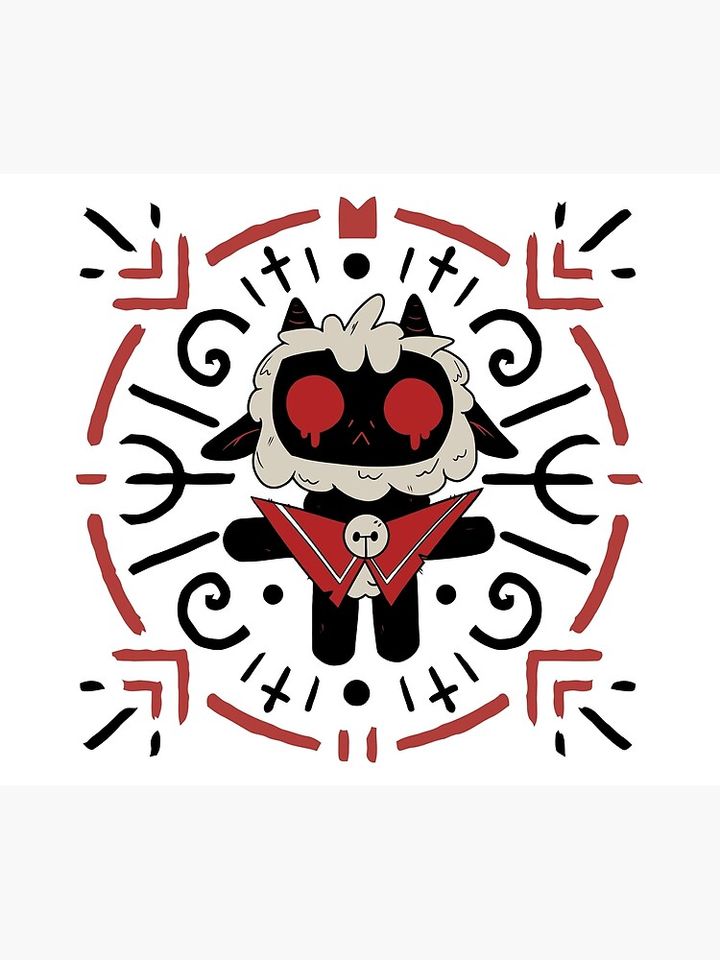 Cult Of The Lamb Magic Circle Throw Blanket