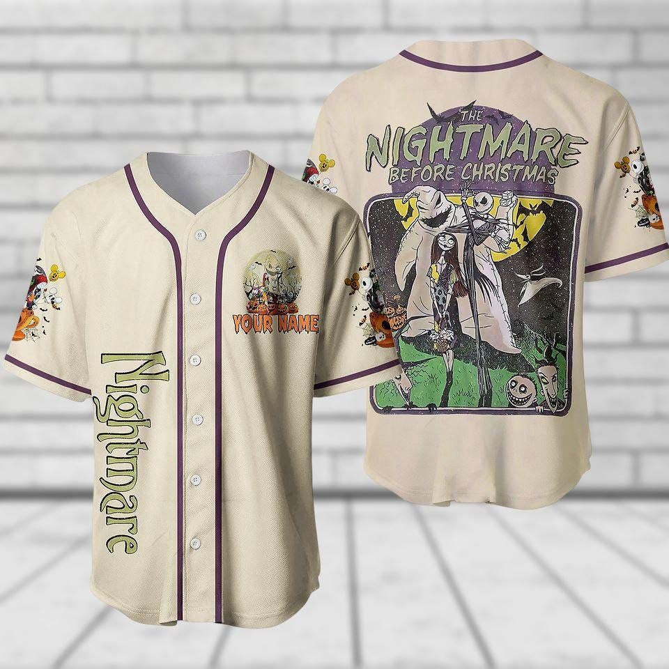 Christmas Jack And Sally Jersey, Oogie Boogie Jersey Shirt