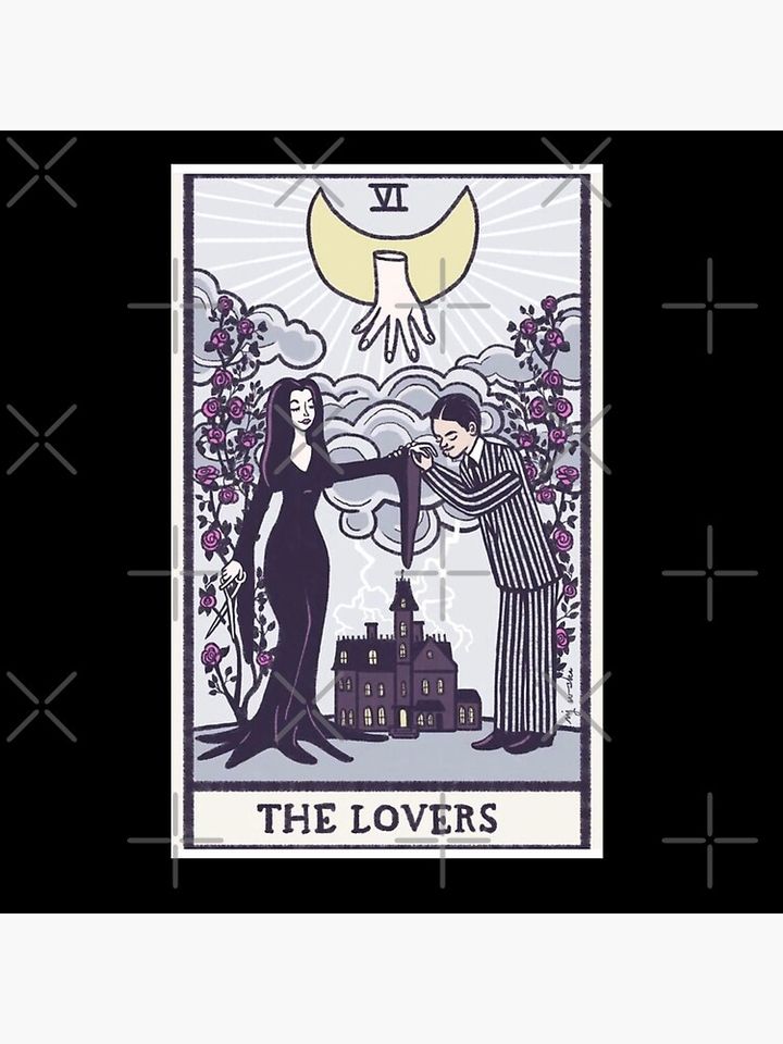 The lovers - tarot - Addams family Poster