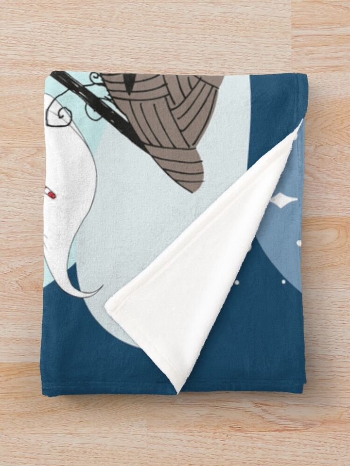 Jack Skellington and Sally - The Nightmare Before Christmas Throw Blanket