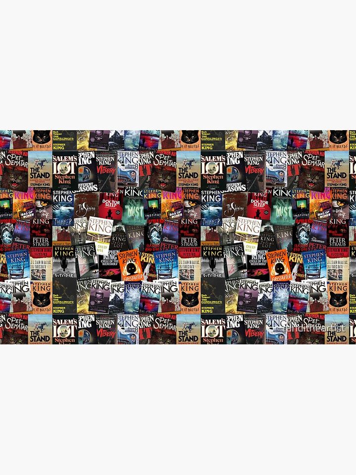 Stephen King Book Covers, Horror Bookworm Coffee Mug