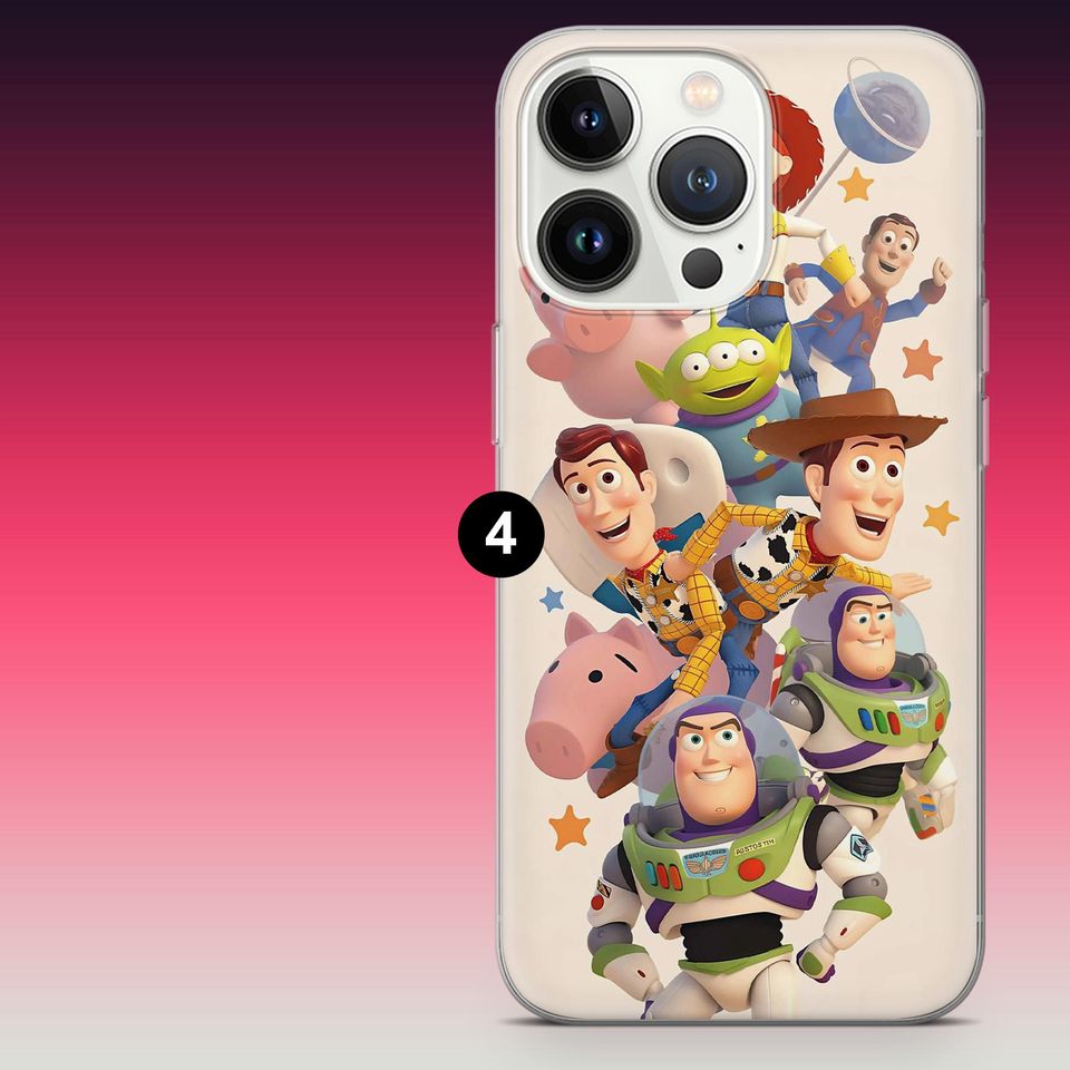 Toy Story Lightyear Woody Phone Case for iPhone