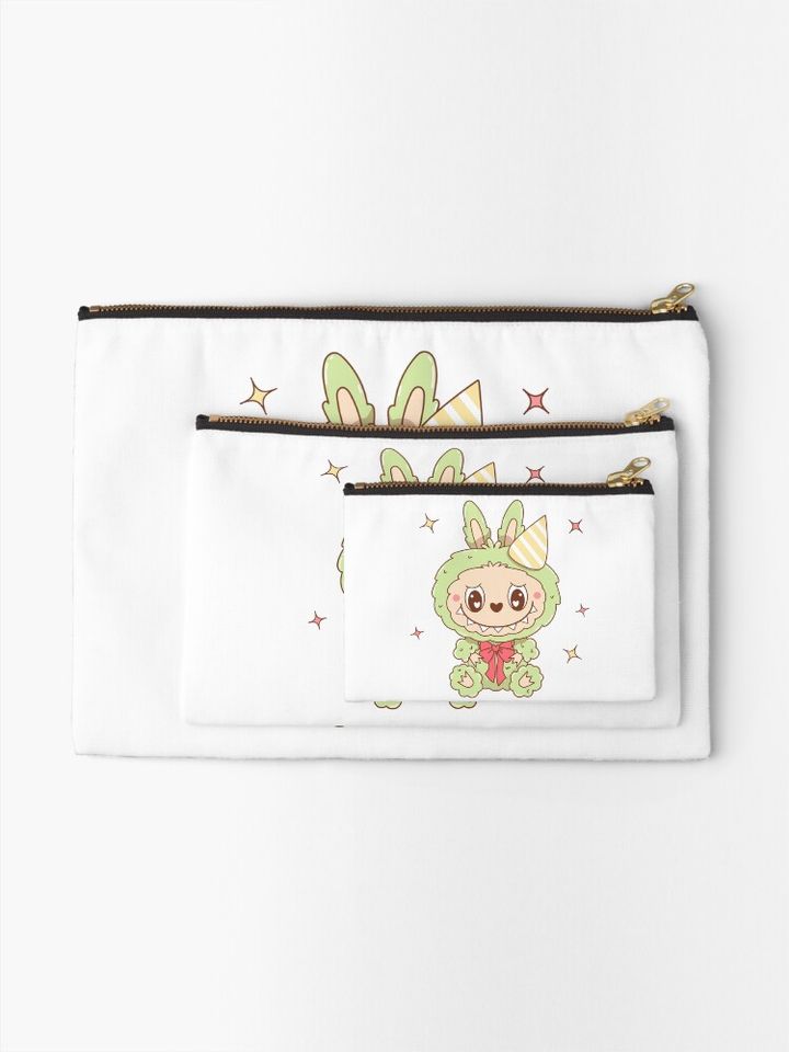 Labubu - THE MONSTERS Tasty Macarons Vinyl Face - Popmart Zipper Pouch