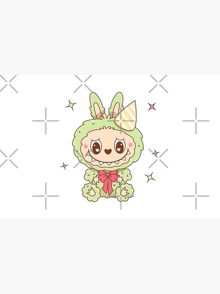 Labubu - THE MONSTERS Tasty Macarons Vinyl Face - Popmart Zipper Pouch