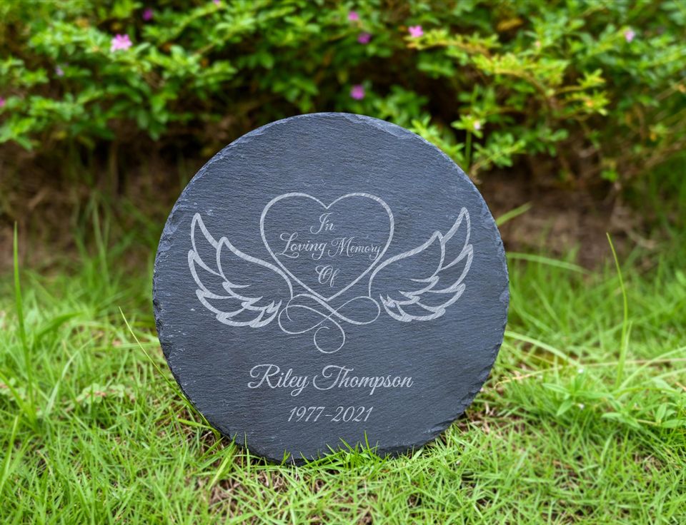Personalized Memorial Stone, Custom Memorial Grave Marker