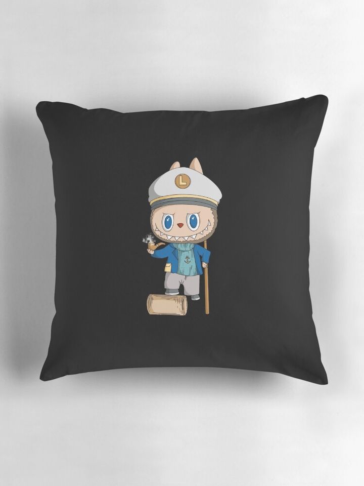 Labubu sailor Pillow, Cute Labubu Pillows Gift, Gift for Fan