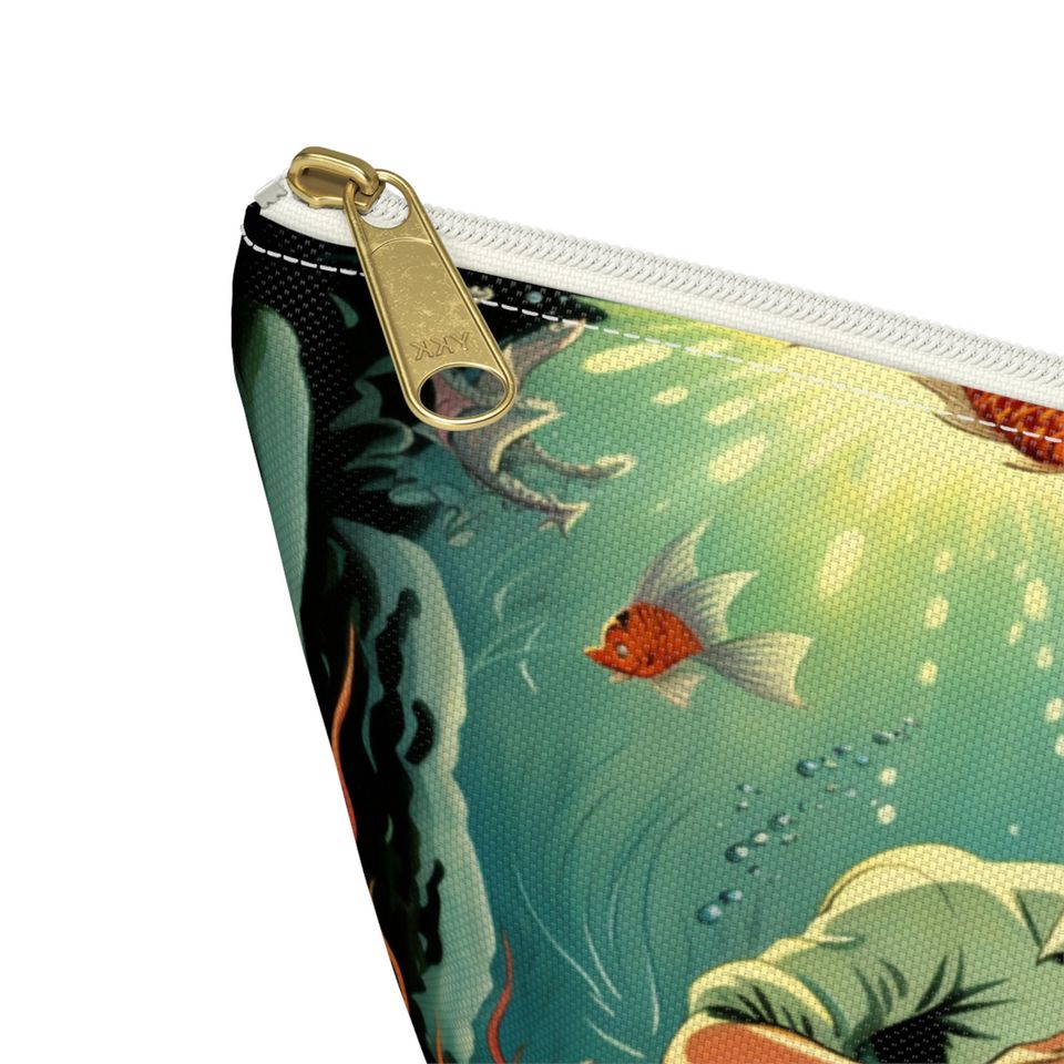Little Mermaid Inspired Makeup Bag, 1940s Old Hollywood Style