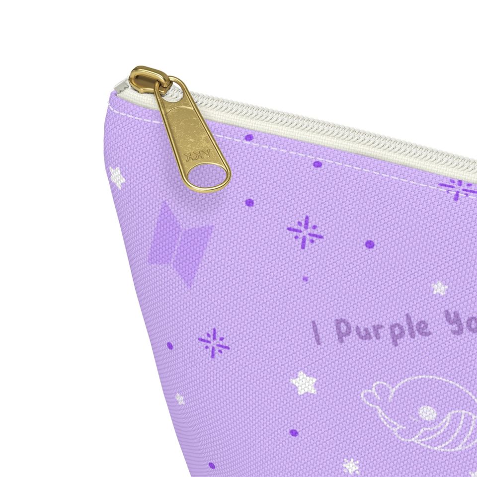 BTS Purple You Inspired Pencil Case Makeup Bag
