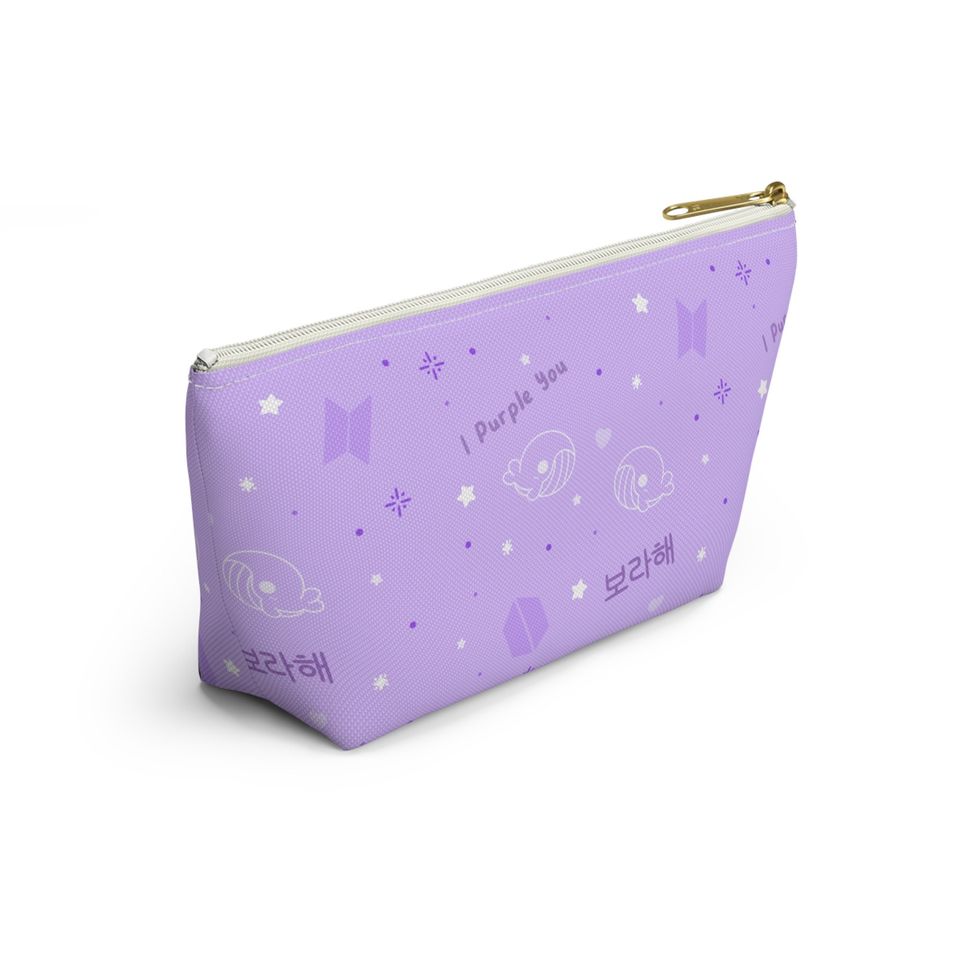 BTS Purple You Inspired Pencil Case Makeup Bag