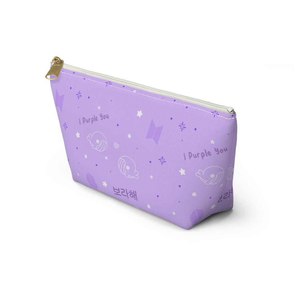 BTS Purple You Inspired Pencil Case Makeup Bag