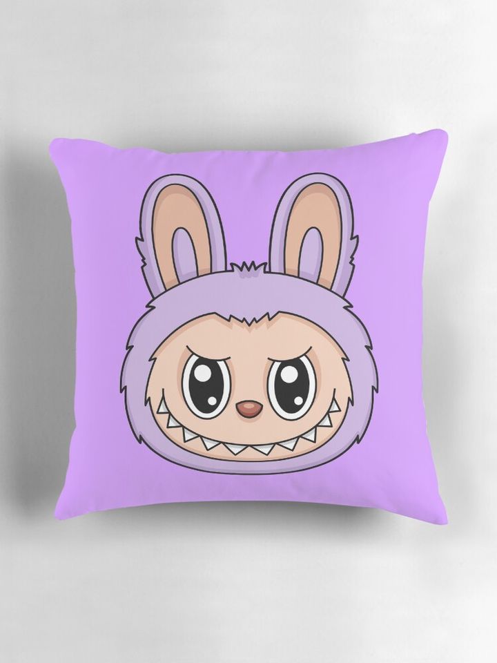 Labubu Zizi Cute Character Pillow, Cute Labubu Pillows Gift, Gift for Fan