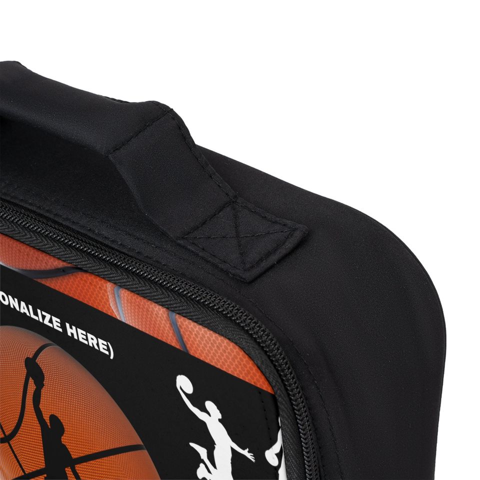 Personalized Basketball Lunch Bag, Back to School Lunch bag