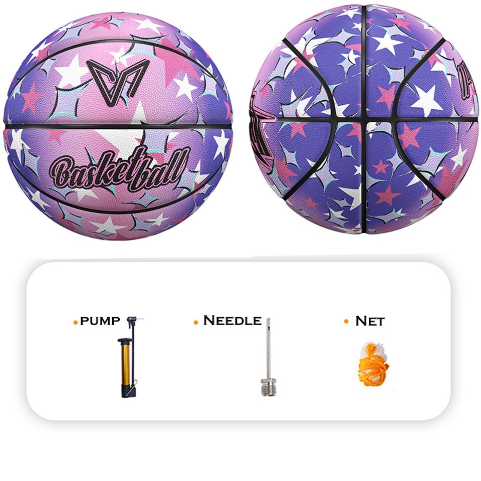 Gradient Rubber Basketball, Gift For Birthday, Back to School, Christmas