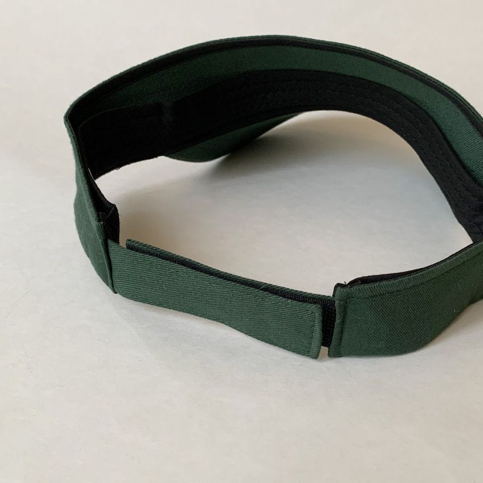 Moose Embroidered Cotton Visor