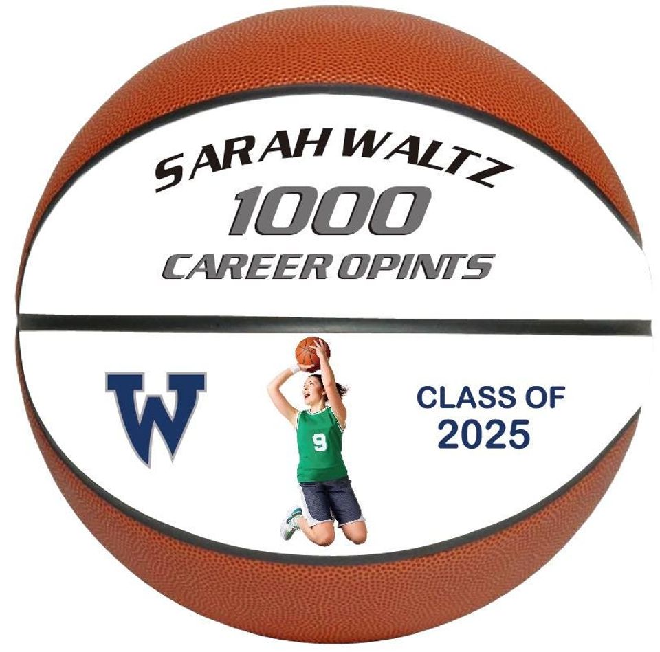 Custom Basketball, Full Size Personalized Basketball, With Photo or Logo