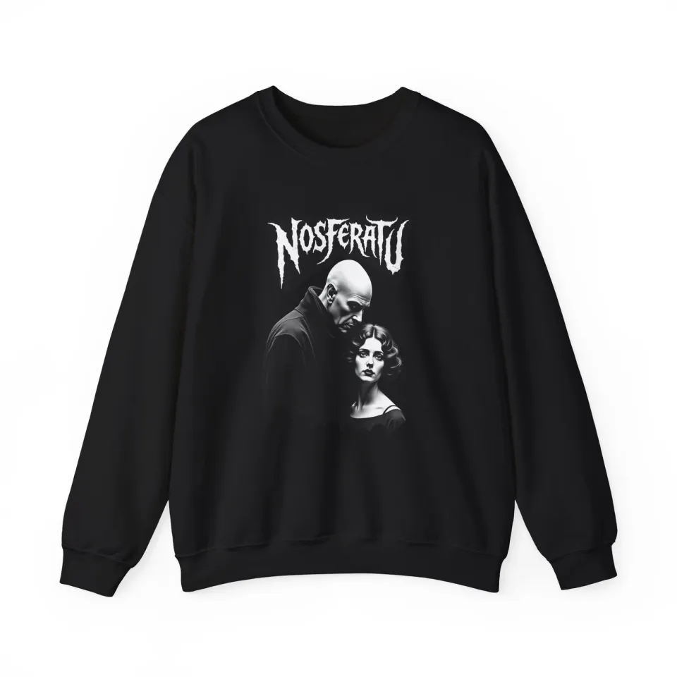 Nosferatu Unisex Crewneck Sweatshirt | Vintage Horror Apparel
