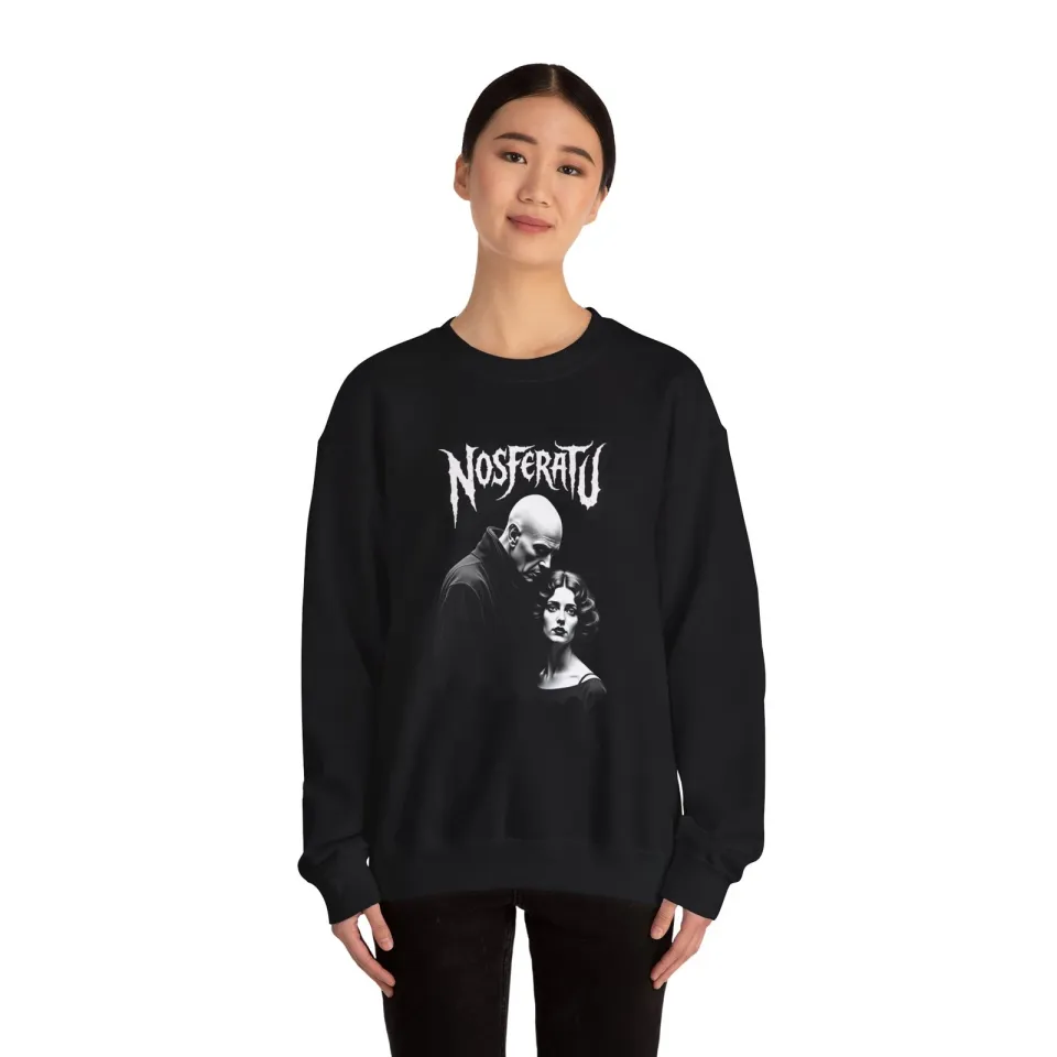 Nosferatu Unisex Crewneck Sweatshirt | Vintage Horror Apparel