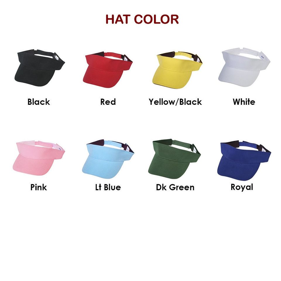 Moose Embroidered Cotton Visor