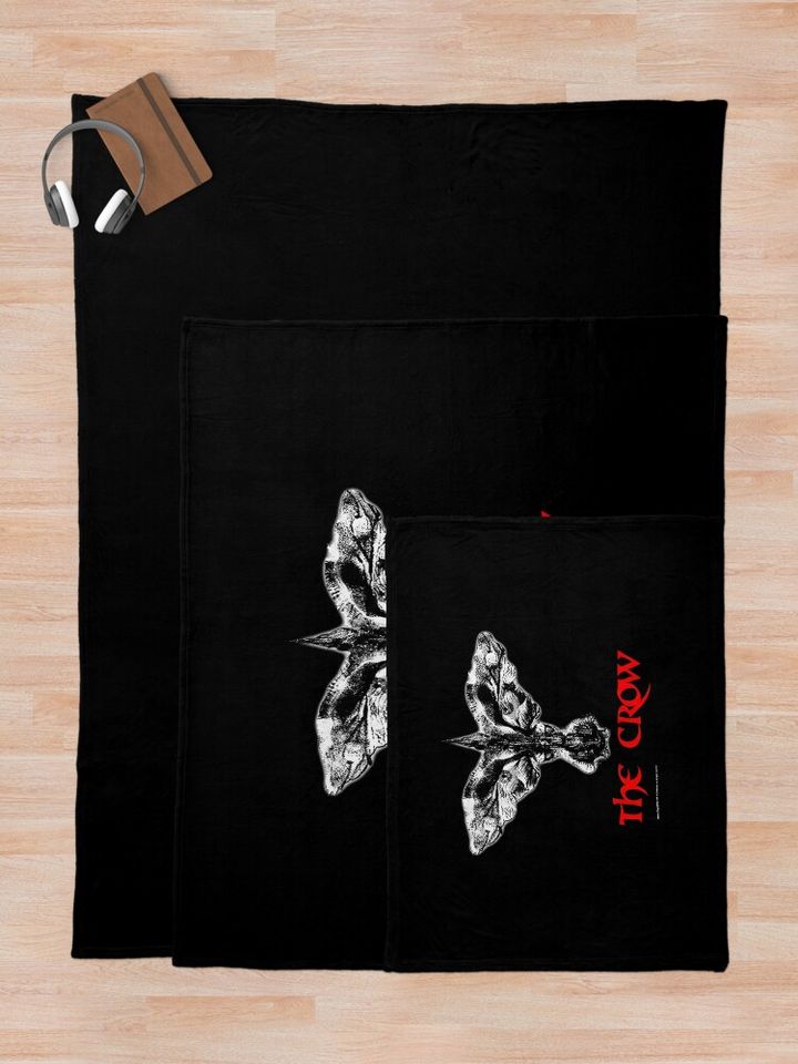 Vintage-1994-The-Crow-Deadstock Throw Blanket