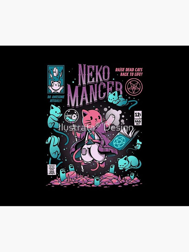Nekomancer Throw Blanket