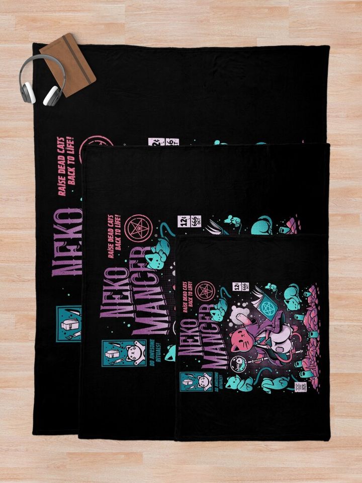 Nekomancer Throw Blanket